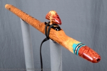 Red Mallee Burl Native American Flute, , , #K20L (14)